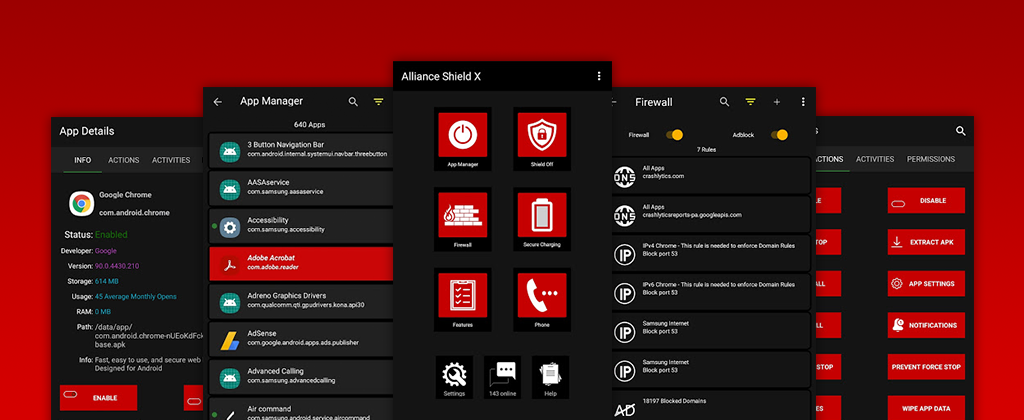 Alliance ShieldX - Beta out now!, ShieldX - Take Control of your Android  device without root. Speed up your phone, manage and disable packages,  configure your APN settings, live chat
